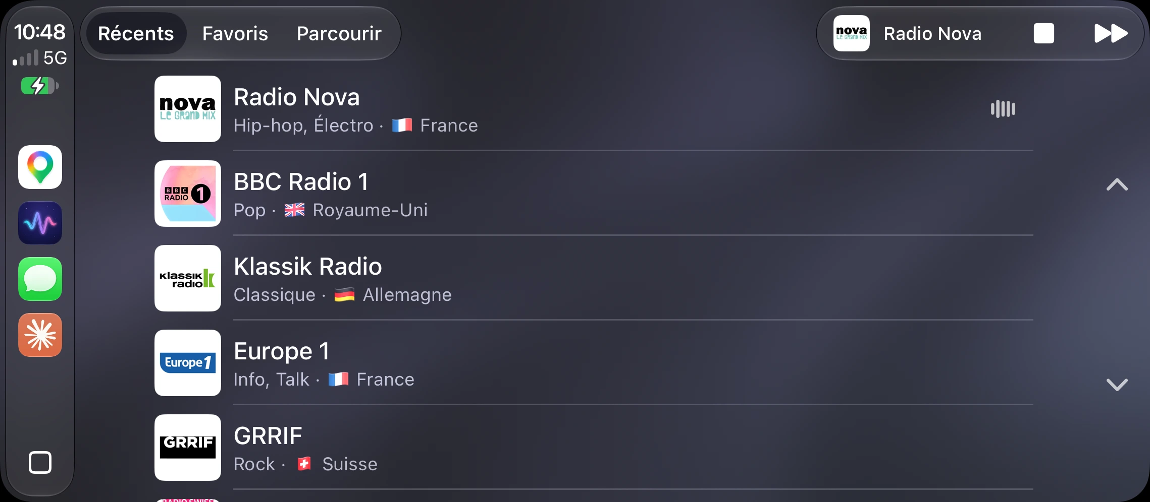Pensée pour la route.
